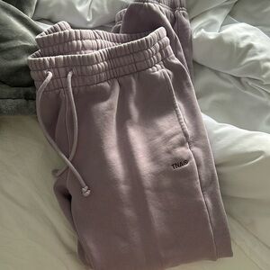 aritzia sweats, purple